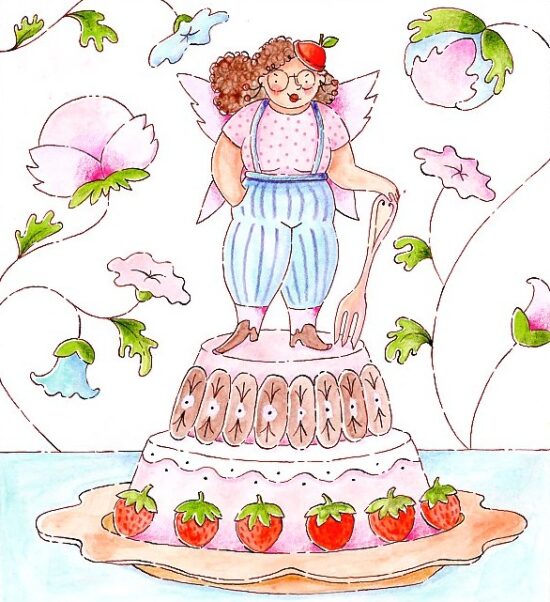 La gourmande (L'heure du goûter)